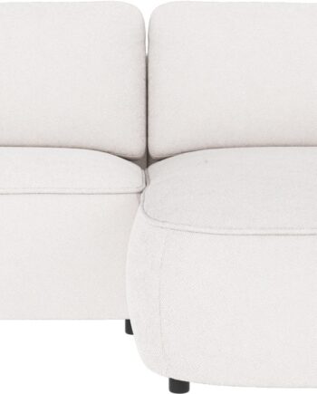 Chaiselongsofa Rowico Norris Bobby Hvid Højrevendt 226x162x80 Cm  100  Polyester  High Resilience Koldskum  Fsc-træ