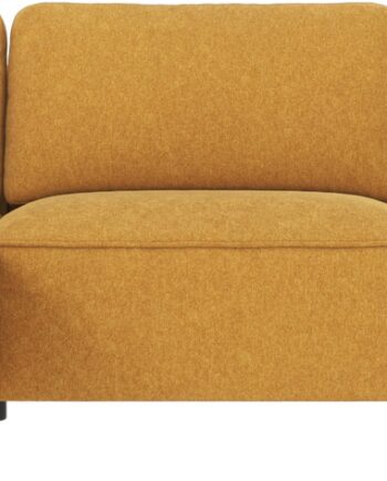 Chaiselongsofa Rowico Norris Gul Venstrevendt 319ã 162 Cm Polyester Fsc-mix Loungemøbel