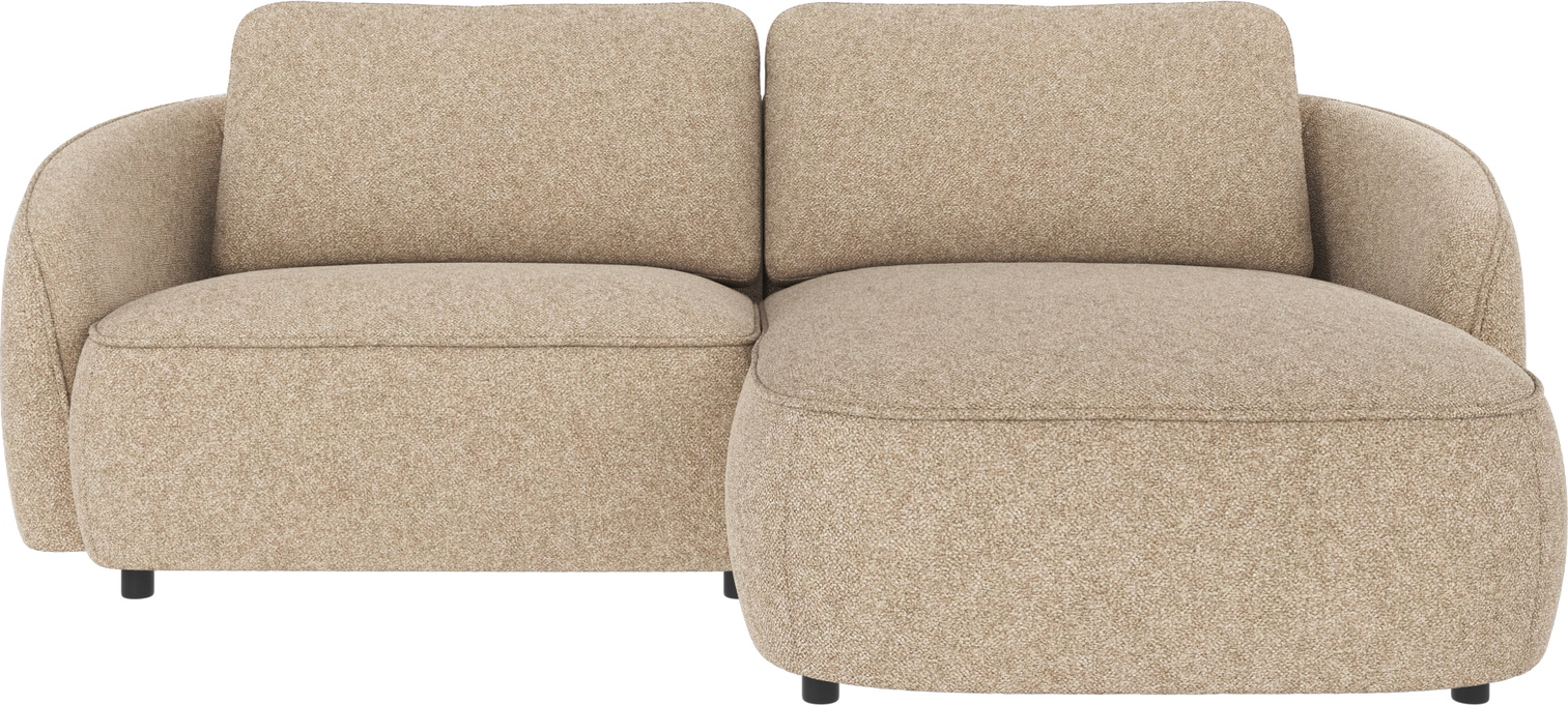 Chaiselongsofa Rowico Norris Højrevendt Beige Bobby Polyester 226ã 162 Cm Loungesofa