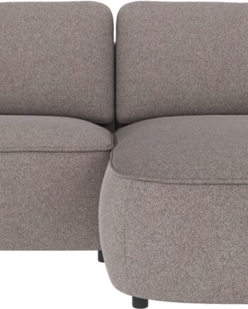 Chaiselongsofa Rowico Norris Højrevendt 226ã 162 Cm Gråbeige Polyester Brenda