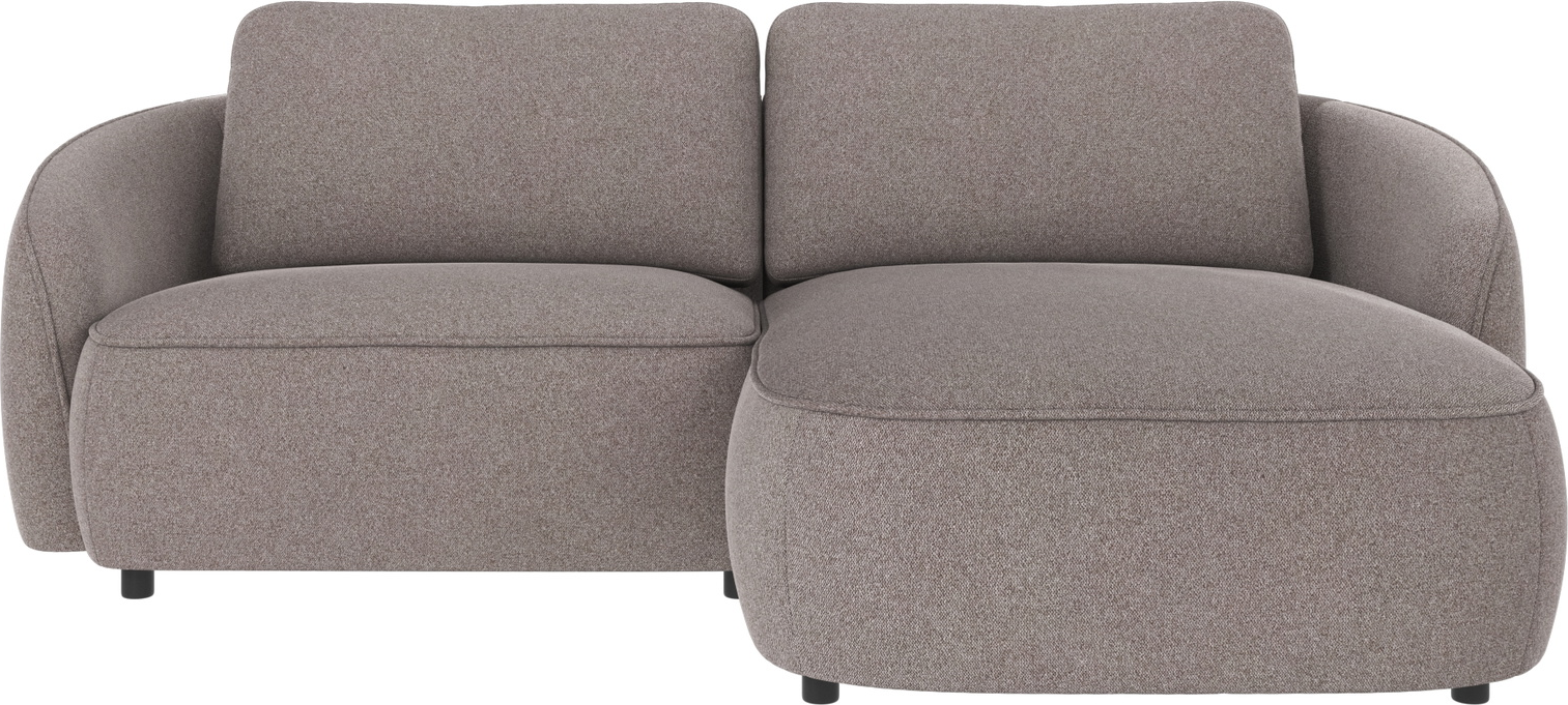 Chaiselongsofa Rowico Norris Højrevendt 226ã 162 Cm Gråbeige Polyester Brenda