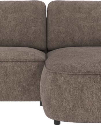 Chaiselongsofa Rowico Norris Højrevendt   Mørk Beige Greg   Polyester Skandinavisk Design