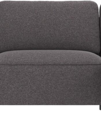 Chaiselongsofa Rowico Norris Højrevendt   Mørkegrå Brenda 18 Polyester   Skandinavisk Design Fscâ -certificeret Træ
