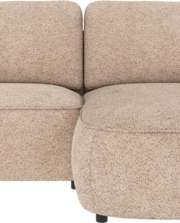 Chaiselongsofa Rowico Norris Højrevendt Lysbeige Anna   Polyester Fsc-mix 226x162x80 Cm