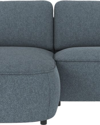 Chaiselongsofa Rowico Norris Skandinavisk Design Venstrevendt 226x162 Cm Bobby 15 Mellemblå