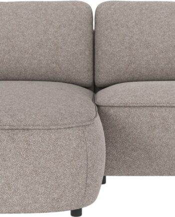 Chaiselongsofa Rowico Norris Venstrevendt Grå Bobby   Polyesterstof 80   226   162 Cm
