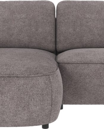 Chaiselongsofa Rowico Norris Venstrevendt Grå Stof Greg 18 Polyester 226x162 Cm
