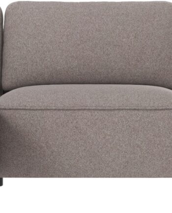 Chaiselongsofa Rowico Norris Venstrevendt Gråbeige Brenda   Stof Dyb 162 Cm