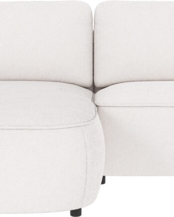 Chaiselongsofa Rowico Norris Venstrevendt Hvid Polyester Bobby 226x162 Cm
