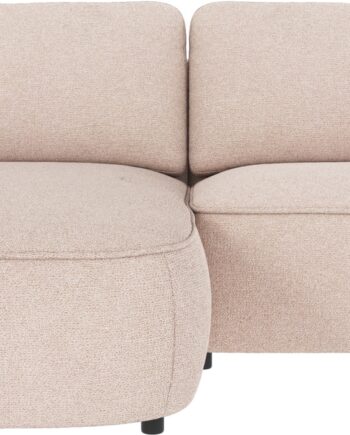 Chaiselongsofa Rowico Norris Venstrevendt Lysebeige Stof 226x162 Cm