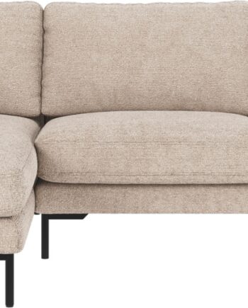Chaiselongsofa Venstrevendt Rowico Corwin Loungesofa Lysegrå Robin   Polyester H83ã B270ã D160 Cm