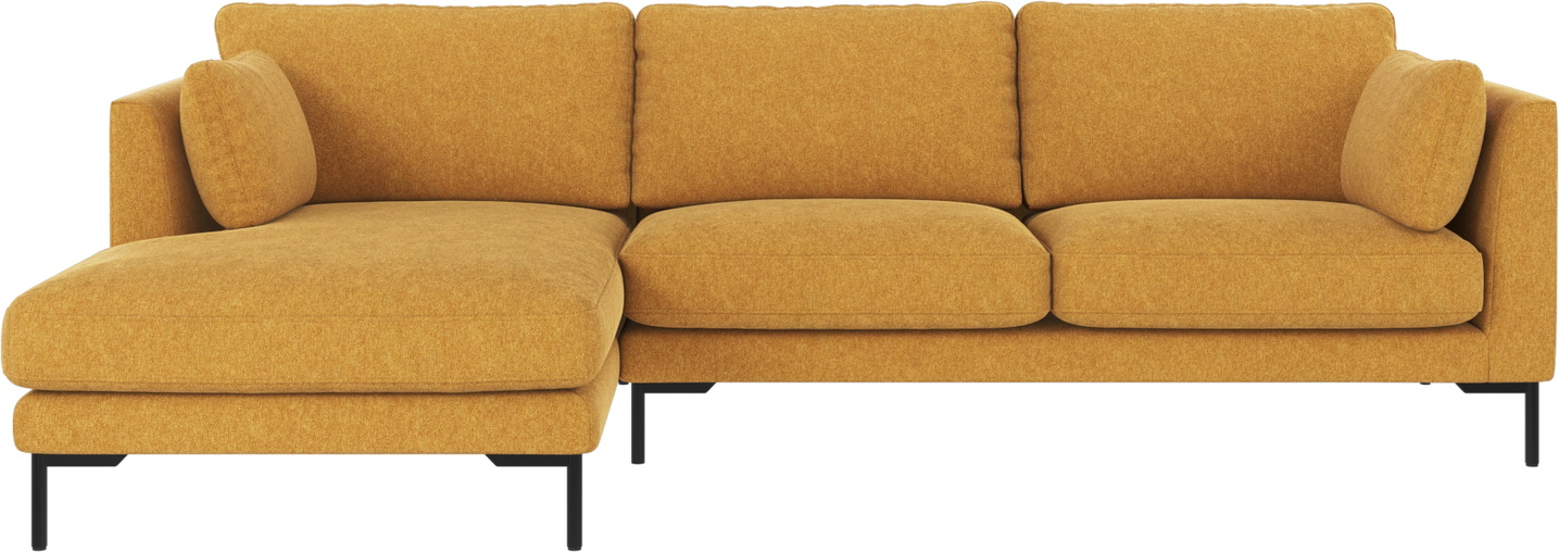 Chaiselongsofa Venstrevendt Rowico Corwin Sennepsgul Brenda Stof B270xd160xh83 Cm