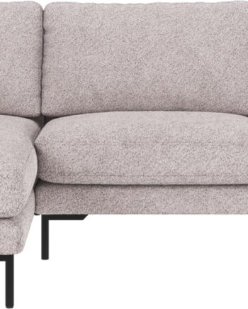 Chaiselongsofa Venstrevendt Rowico Corwin    -personers Lysegrå Anna 15 Fsc Mix Træ Stel 270x160x83 Cm Metalben