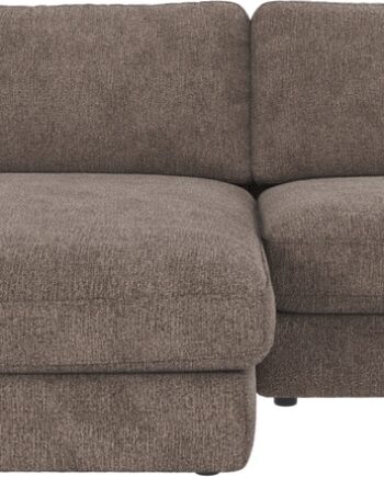 Chaiselongsofa Venstrevendt Rowico Duncan Mørk Beige Modulsofa   Greg   Polyester H78    B258    D150 Cm
