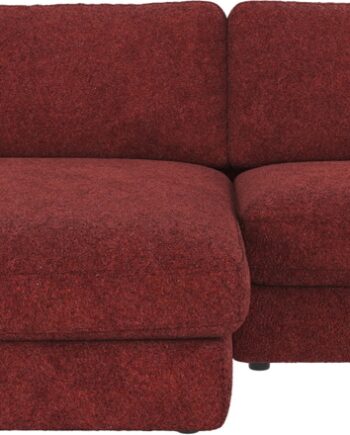 Chaiselongsofa Venstrevendt Rowico Duncan Rød Polyester H78ã B258ã D150 Cm