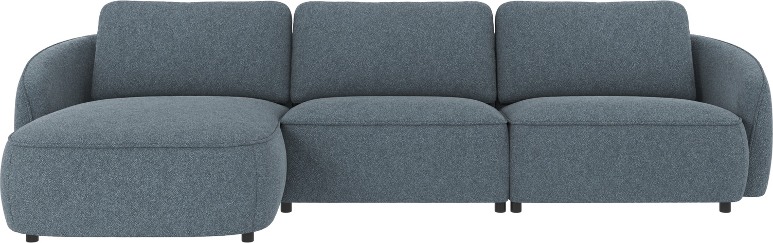 Chaiselongsofa Venstrevendt Rowico Norris   Mellemblå Bobby 15 Polyester 319ã 162 Cm
