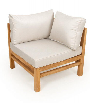 Colorado Teak Hjørnemodul   Andorra Airflow Hynder Beige
