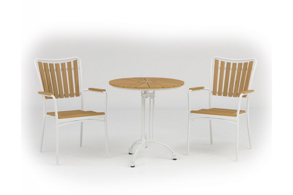 Daneline Adam Cafésæt Nonwood ø70 Cm Hvid