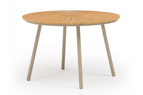 Daneline Adam Havebord Nonwood ø110 Cm Latte