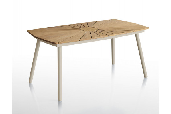 Daneline Eva Teak Ovalt Havebord 90x160 Cm Latte