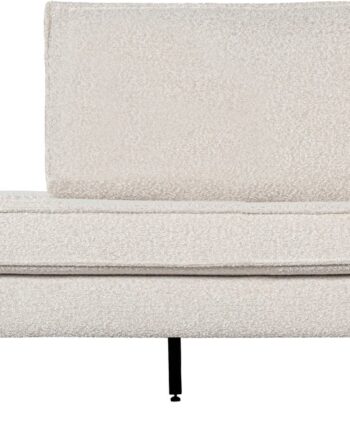 Daybed Woood Rodeo Bouclé Natur 203 Cm  Metalstel  Fast Skum Og Zigzagfjedre