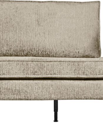 Daybed Woood Rodeo 203 Cm Wheatfield Beige Strukturfløjl Velour Venstrevendt Højbenet