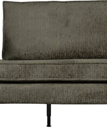Daybed Woood Rodeo Frost Velour 203 Cm  Fast Siddekomfort  Zigzagfjedre  Højrevendt