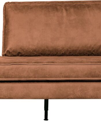 Daybed Woood Rodeo Højrevendt Cognac Ecoleather 203 Cm Fast Komfort Zigzagfjedre