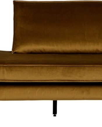Daybed Woood Rodeo Højrevendt Honninggul Velour B203ã D86ã H85 Cm