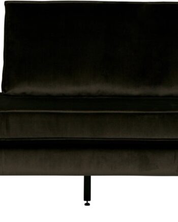 Daybed Woood Rodeo Højrevendt Mørkegrøn Jarra-velour Loungemøbel Med Metalstel
