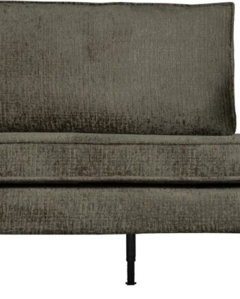 Daybed Woood Rodeo Strukturvelour Frost  203   86 Cm  Moderne Lounge På Træben  Venstrevendt