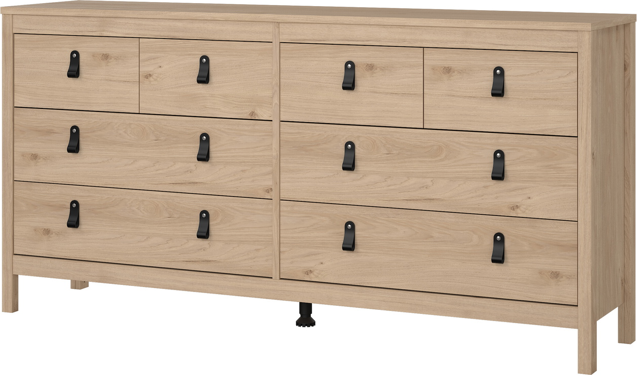 Dobbelt Kommode Vesterholm Lunor Skuffer Jackson Hickory Fsccertificeret Træ H79 B159 D38
