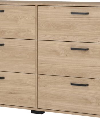 Dobbelt Kommode Vesterholm Sofia   Jackson Hickory    Skuffer  Fsc  H82 7ã B138 7ã D39   Cm