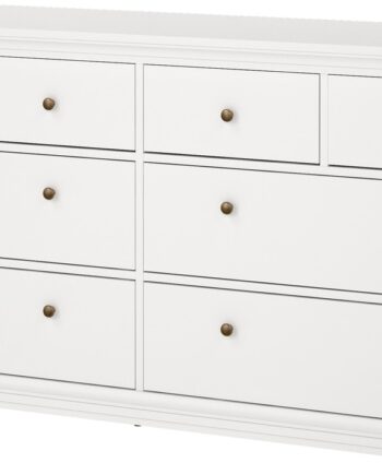 Dobbeltkommode Vesterholm Nora    Skuffer  Hvid  Fsc-certificeret Dansk Design  H87ã B183ã D49 Cm