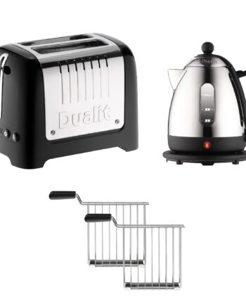 Dualit Elfedel   Brødrister Kombinationspakke  Sort