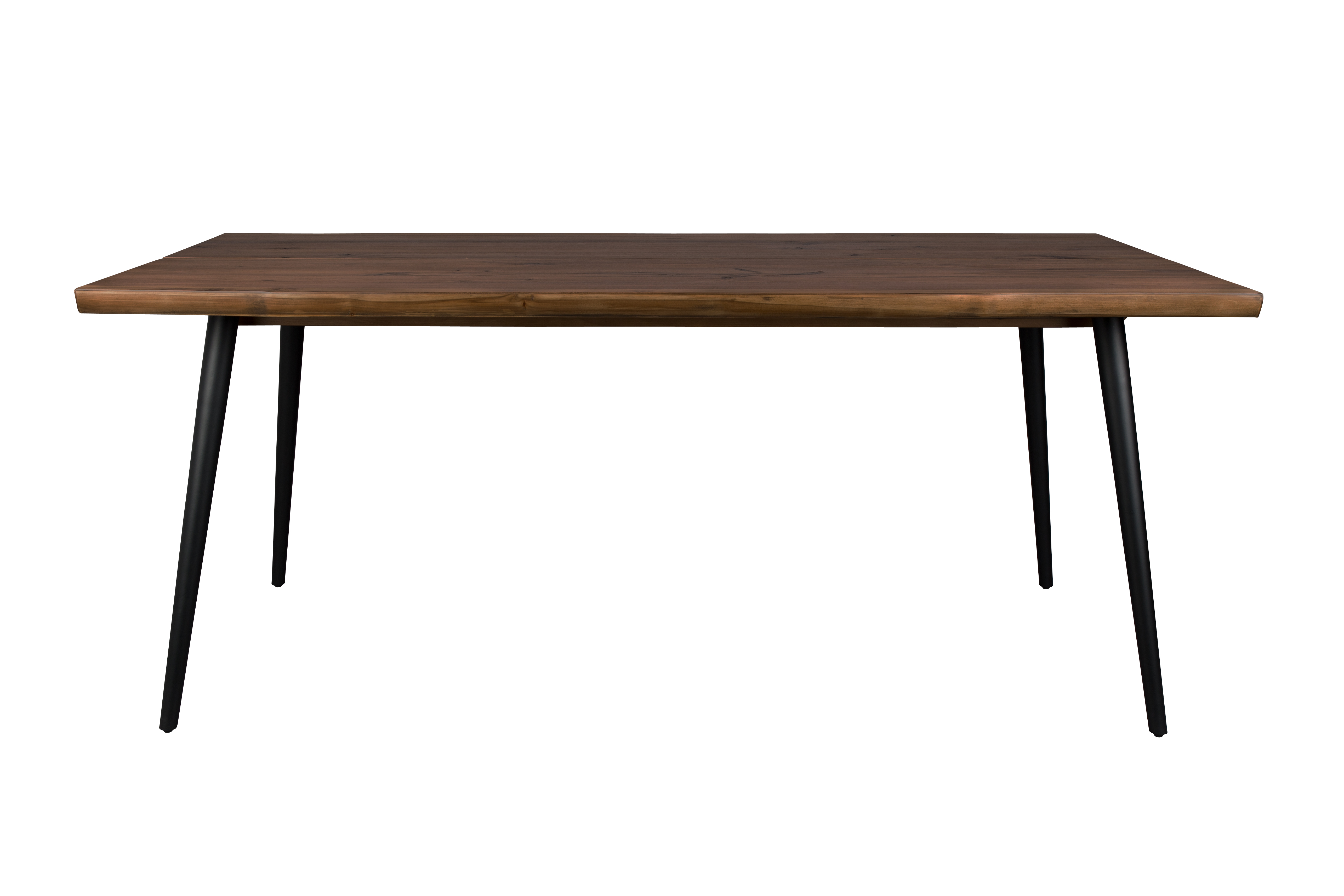 Dutchbone Alagon Spisebord  Rektangulær Brun Valnøddefinér Og Sort Stål  180x90
