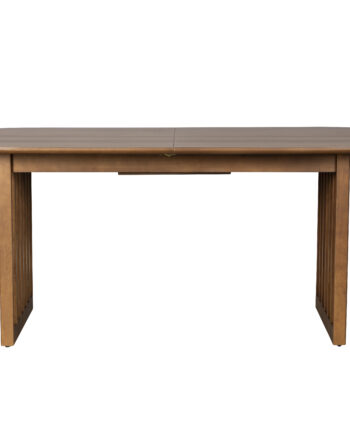 Dutchbone Barlet Spisebord     Tillægsplade Brun Valnøddefinér Og Brun Gummitræ  200 240x90
