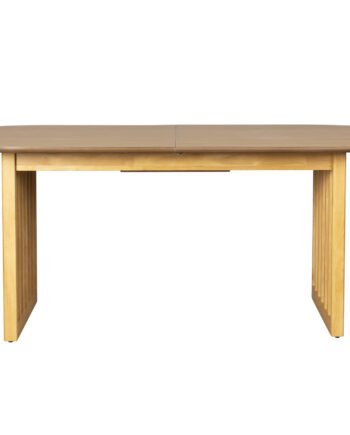 Dutchbone Barlet Spisebord     Tillægsplade Natur Egetræsfinér Og Natur Gummitræ  200 240x90
