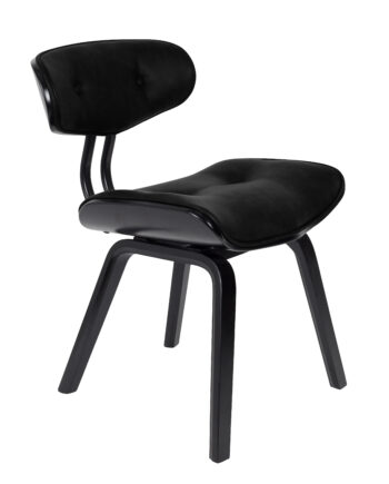 Dutchbone Blackwood Stol Sort