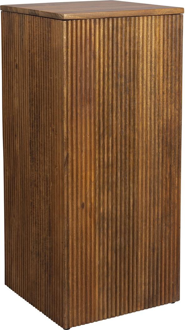 Dutchbone Ribble Planteholder Sæt  -pak Mangotræ Kaffe H80xb35xl35 Cm