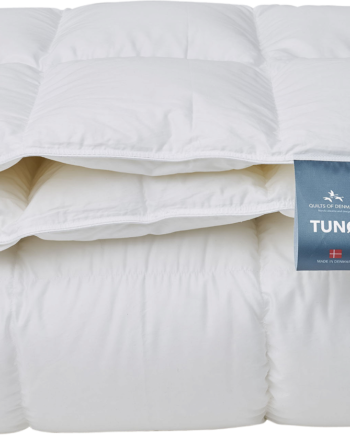 Dyne Quilts Of Denmark Tunø  Lun  140x220 Cm  850 Cuin Andedun   Fjer  100   Bomuld
