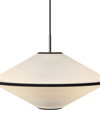 Edgeform Tafta Pendel 52 Cm  Sort Offwhite