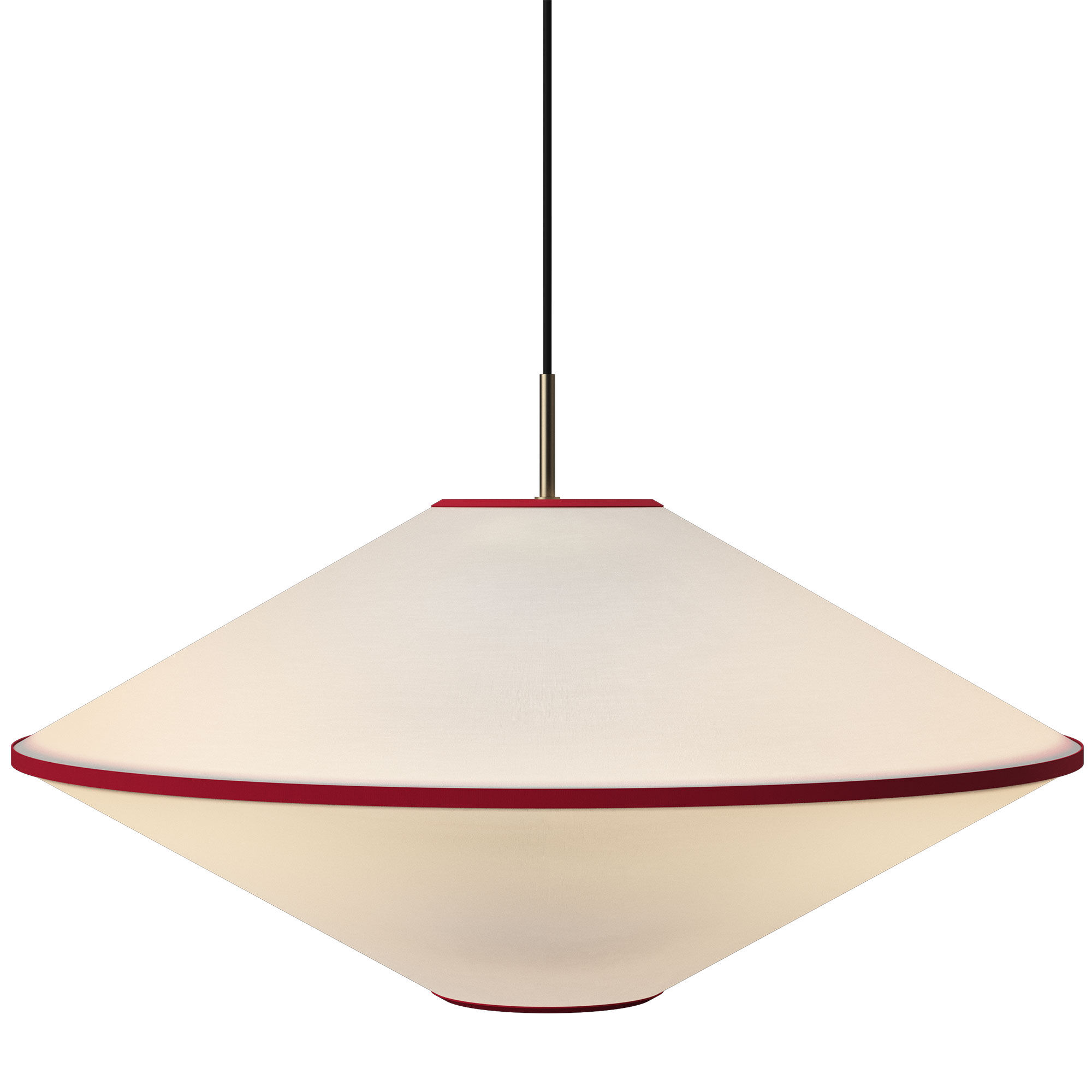 Edgeform Tafta Pendel ø65 Cm Rød Offwhite