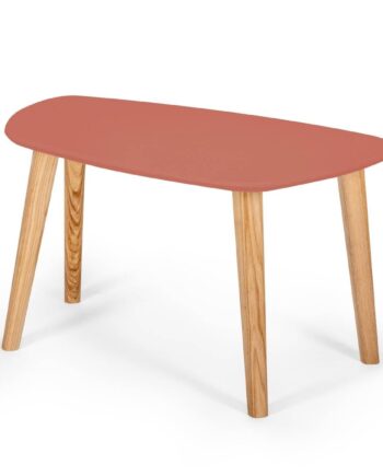 Endocarp Sofabord 68x41x40cm Antik Pink Asketræ