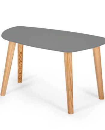 Endocarp Sofabord 68x41x40cm Betongrå   Asketræ