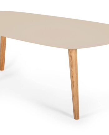 Endocarp Sofabord 110x66x45cm Brun Beige   Asketræ