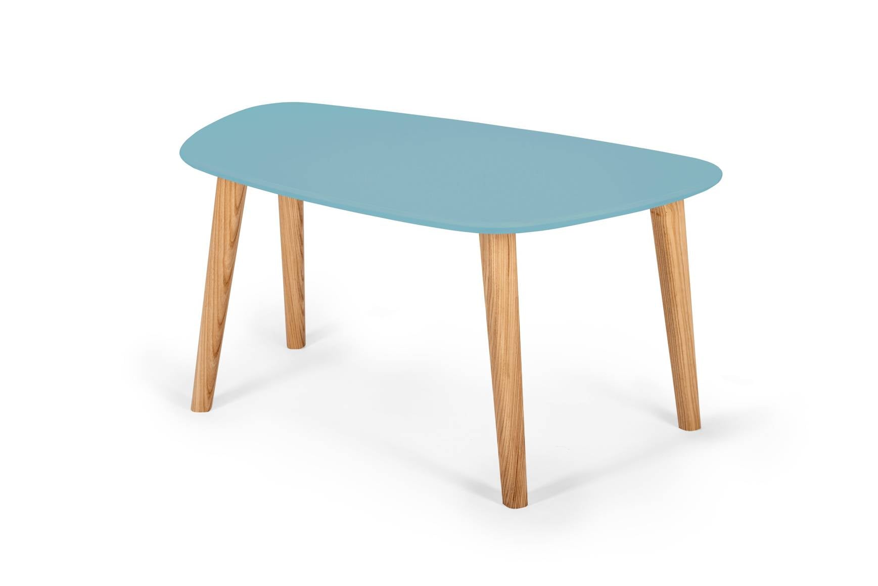 Endocarp Sofabord 80x48x40cm Gentle Blue Asketræ