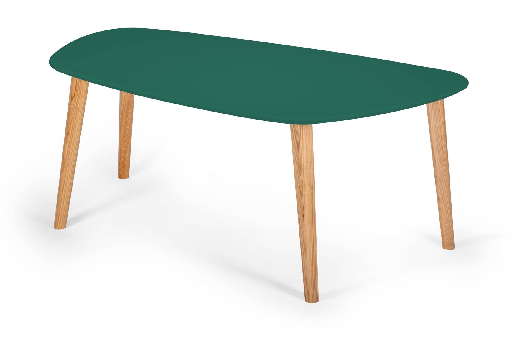 Endocarp Sofabord 110x66x45cm Grøn Asketræ