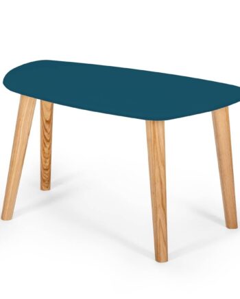 Endocarp Sofabord 68x41x40cm Petrol Blue   Askwood