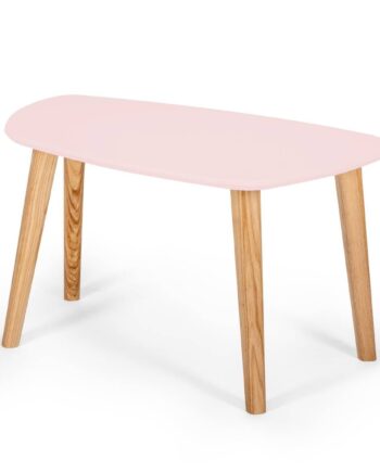 Endocarp Sofabord 68x41x40cm Powderpink   Asketræ
